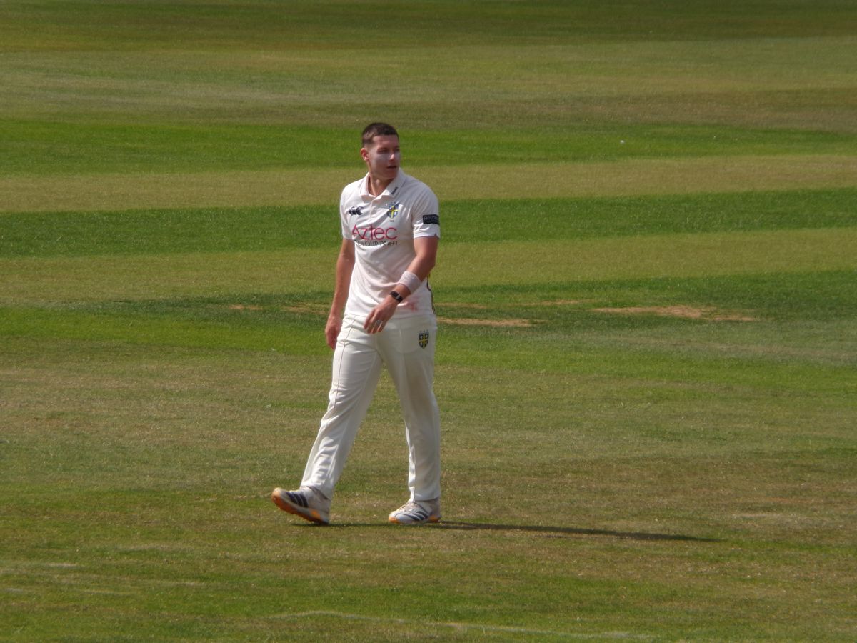 Matthew Potts took seven wickets in the match as Durham beat Northamptonshire by six wickets