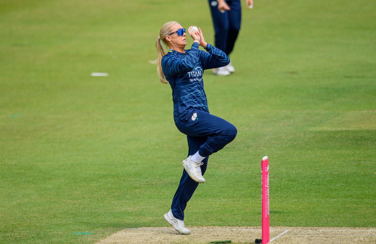 Yorkshire's Sarah Glenn was defied by Durham, who won their third game in a rown