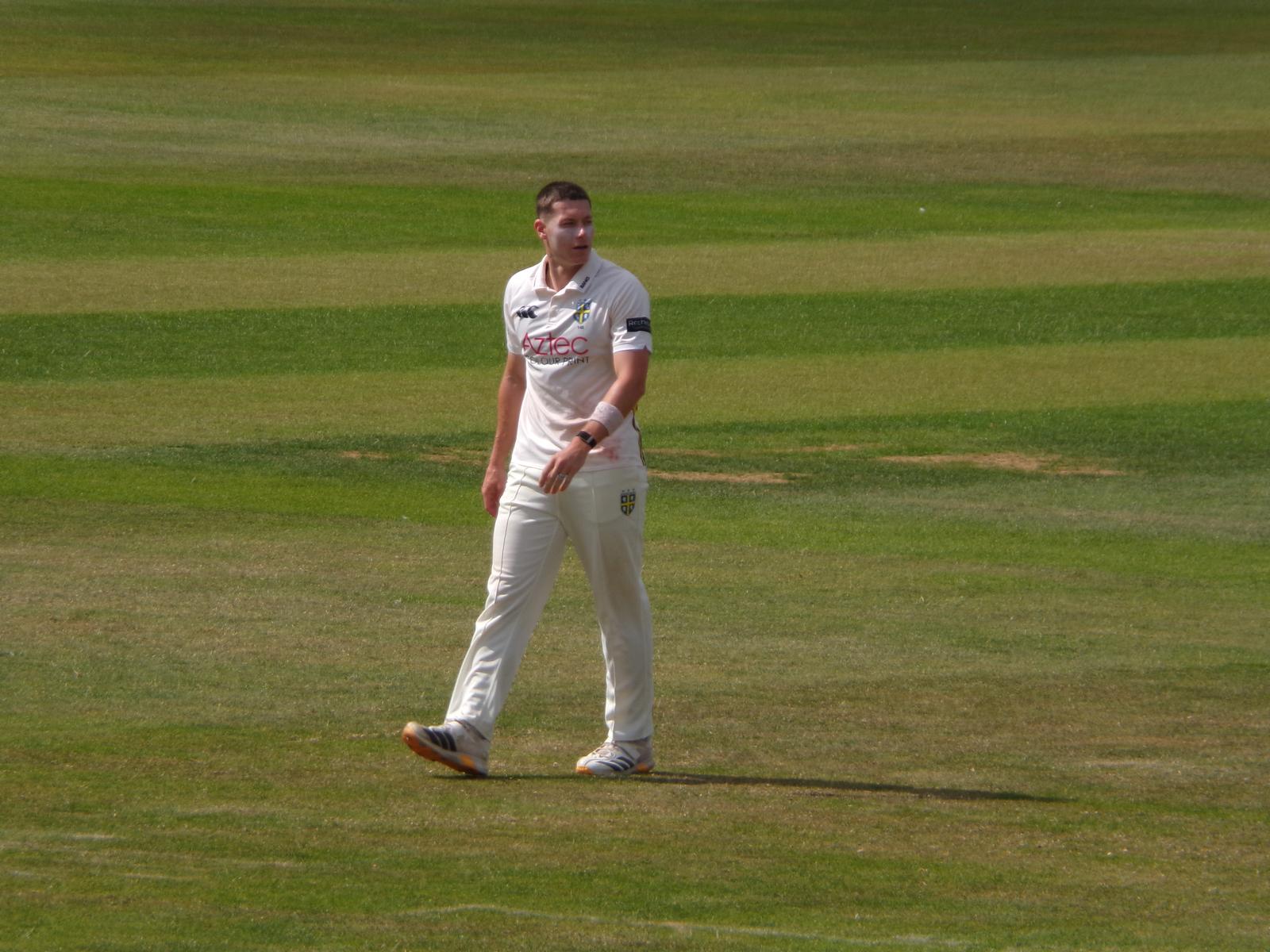 Matthew Potts took seven wickets in the match as Durham beat Northamptonshire by six wickets